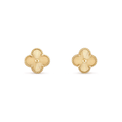 [Stars Jewelry]CLOVER MINI 9.5MM LASER EARRINGS