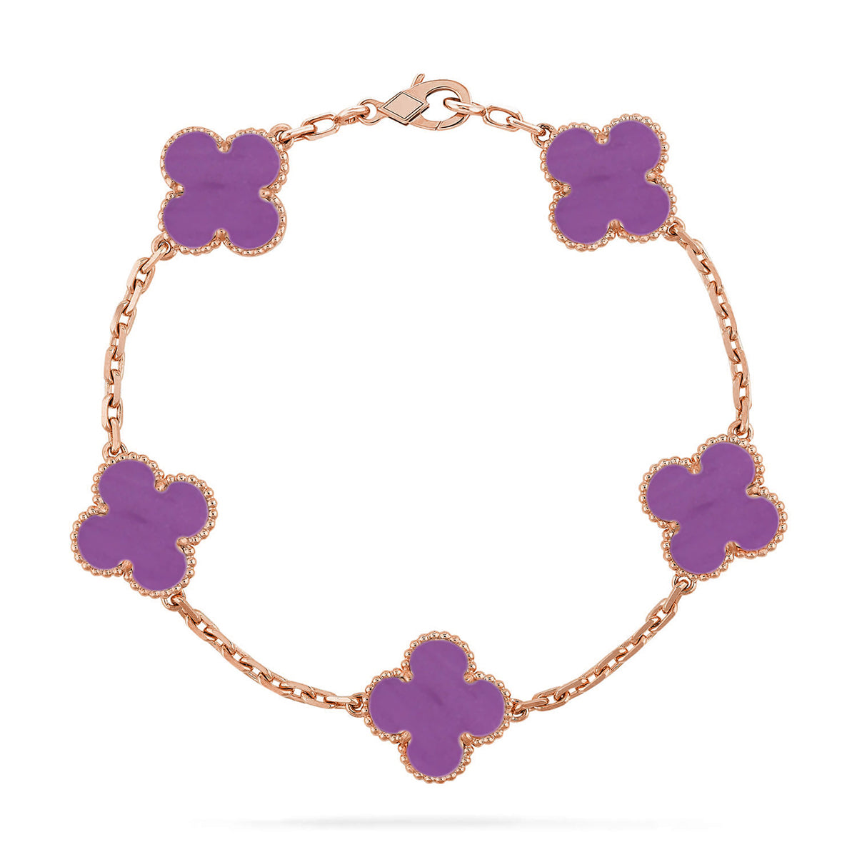 [Stars Jewelry] CLOVER 5 MOTIF VIOLET BRACELET COLLECTION