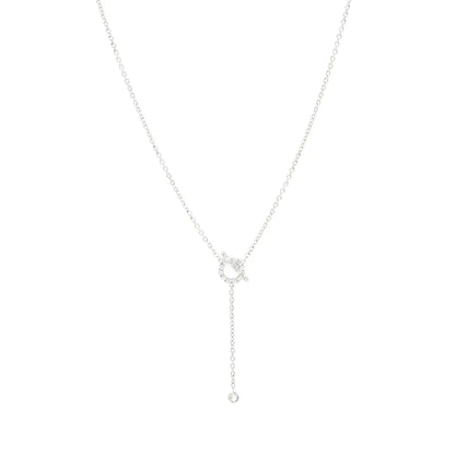[Stars Jewelry]FINESSE SILVER DIAMOND NECKLACE