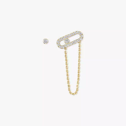 [Stars Jewelry]Move Uno Diamond Earrings