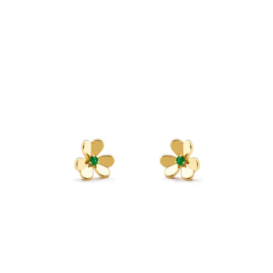 [Stars Jewelry]FRIVOLE  FLOWER MALACHITE EARRINGS